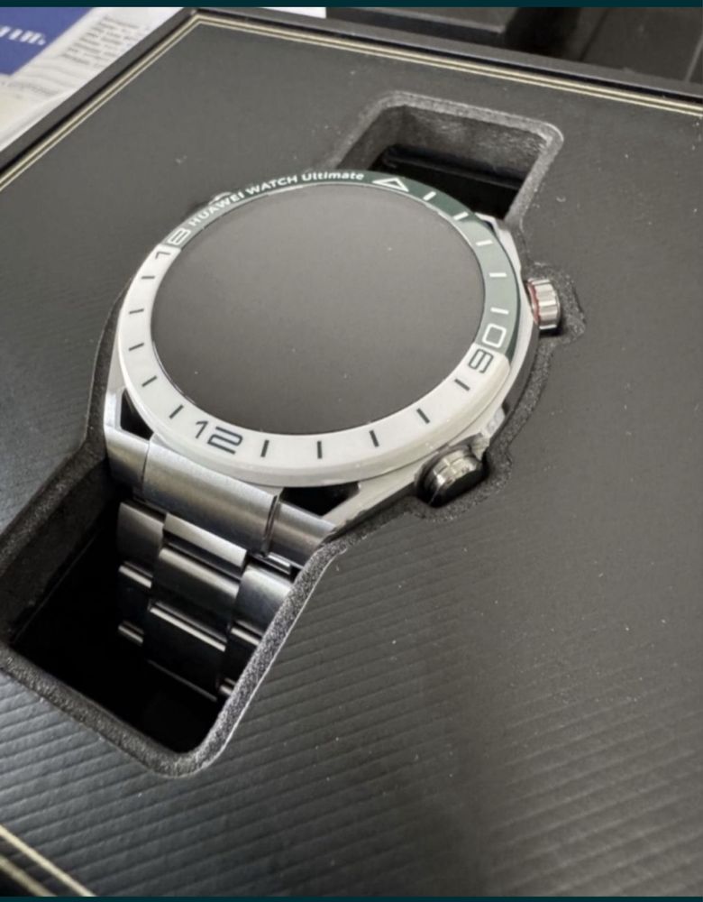 КАТО НОВ 48mm Huawei Watch ULTIMATE Гаранция Vivacom 2026 Green
