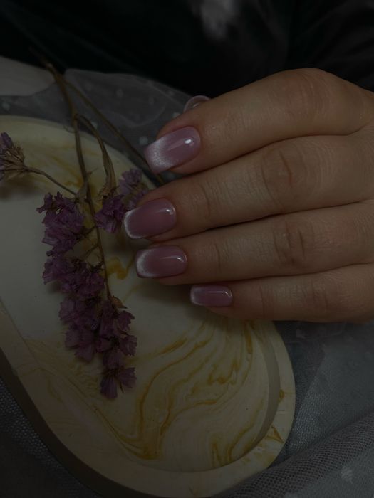 Наращивание , маникюр с укреплением геля