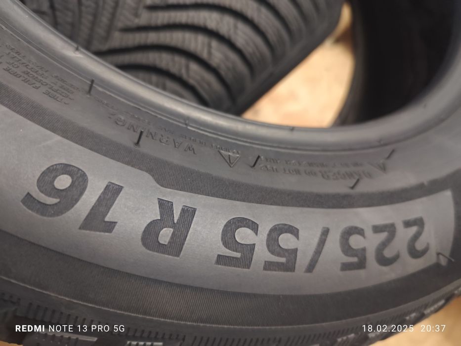 2 anvelope de iarna Michelin  Continental  225-55-16