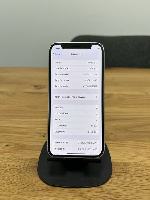 Iphone 12 Mini White 128GB 82% Impecabil Perfect Functional