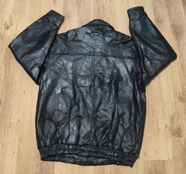 Geaca vintage din piele US Army Vietnam Veteran marimea L