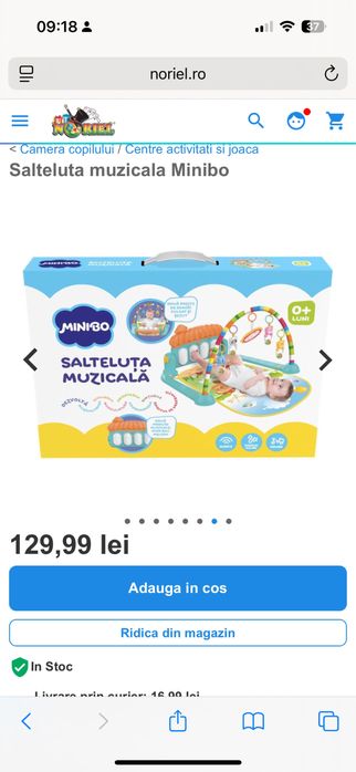 Salteluta muzicala Minobo