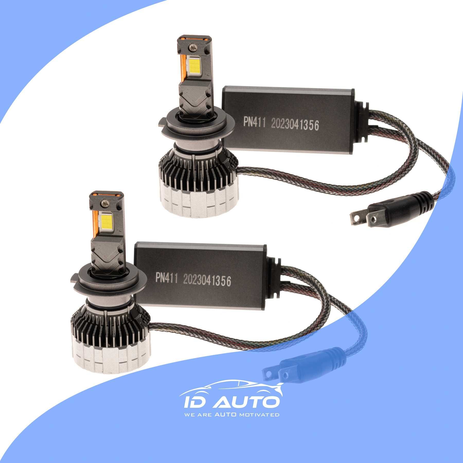 LED Крушки 45000lm Комплект h1, h7, h4, лед, светлини, осветление