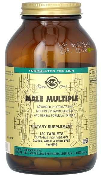 Мультивитамины для мужчин Solgar (vitamin) 120 табл (10/2024)