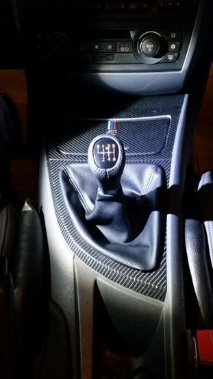 Топка скоростен лост с маншон БМВ/BMW 1-ва серия Е81 Е82 Е87 Е88