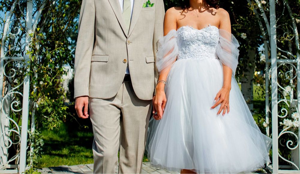 Rochie albă cununie civilă