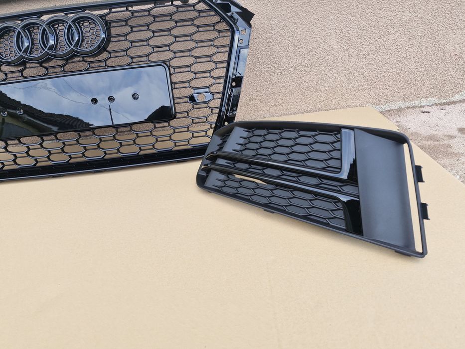 Grila centrala proiectoare Audi A4 B9 S-line 2015-2018