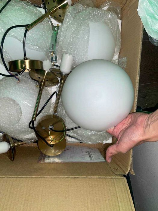 светильник, люстра, плафон 5 шт