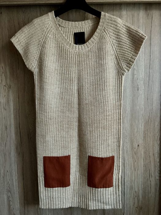 ICHI Нова дамска плетена рокля размер XS/S