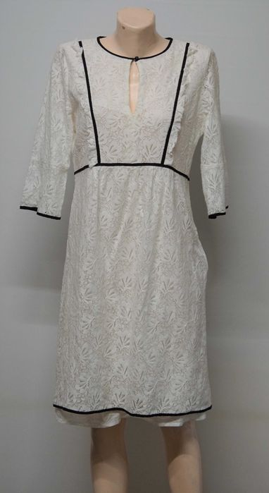 Rochie EMME Marella alba din dantela marimea  46IT