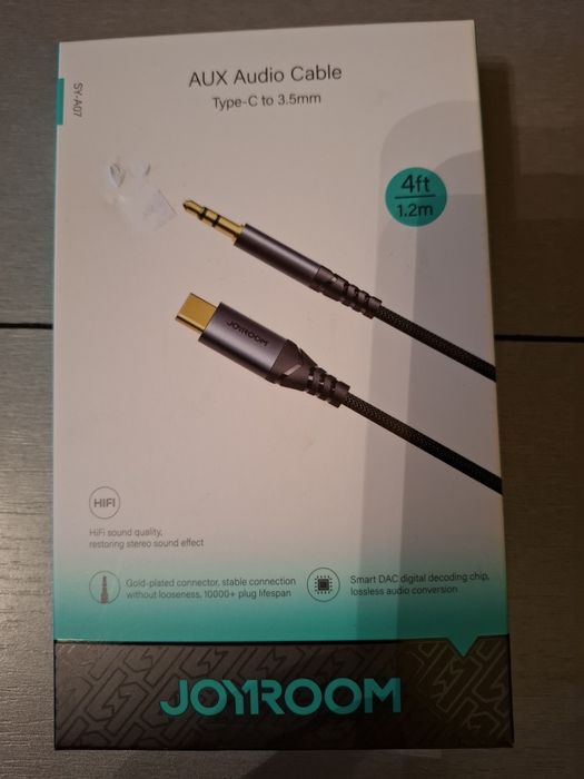 Cablu audio auxiliar type c