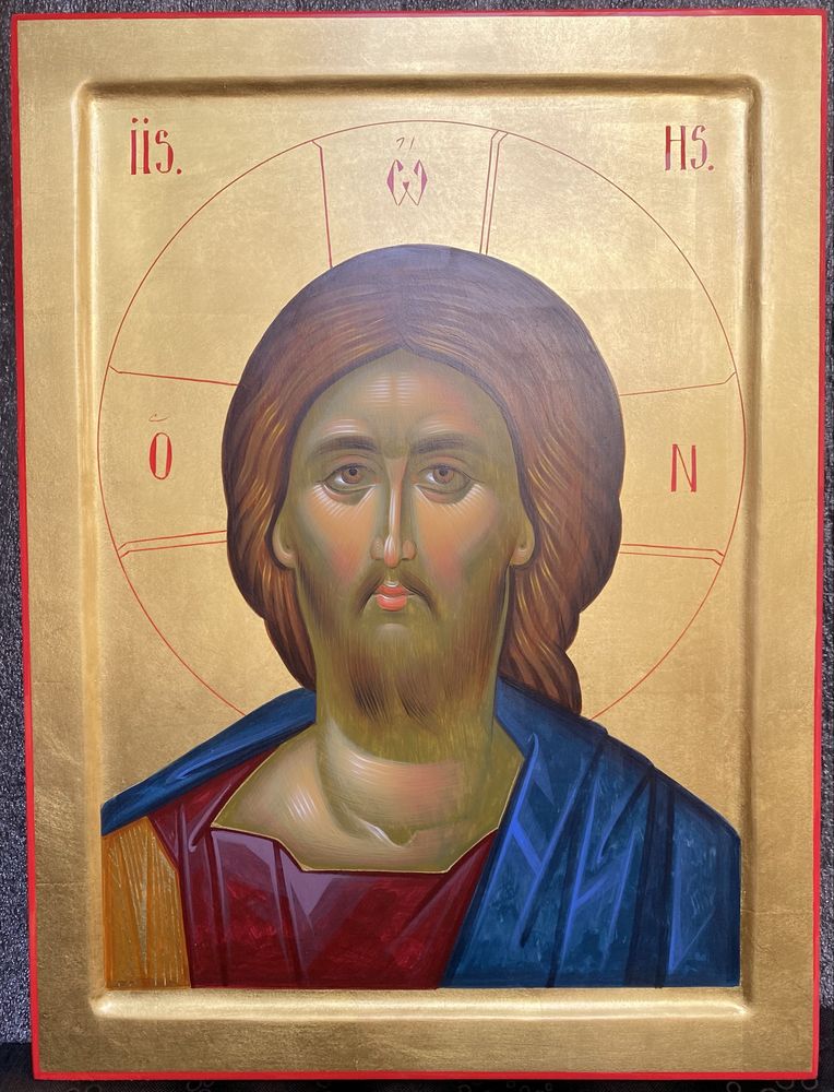 Icoană pictată Iisus Hristos
