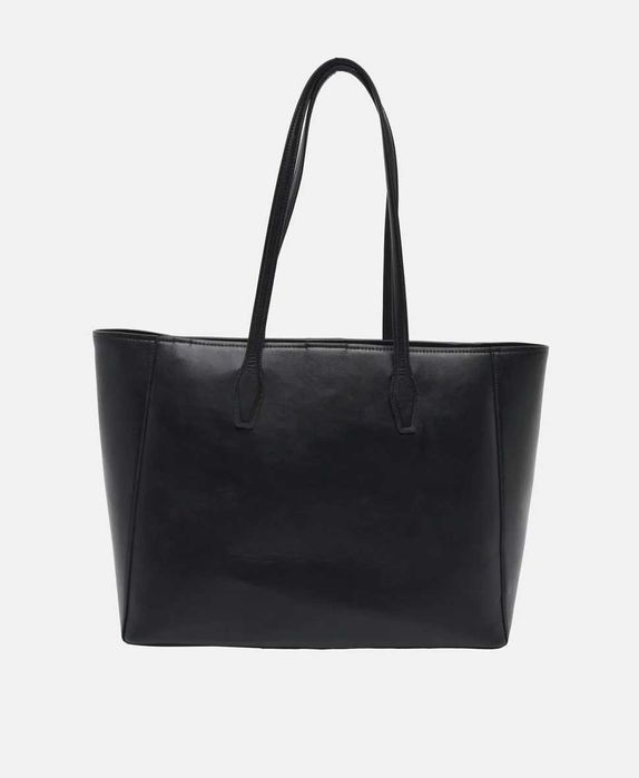 Оригинална черна Чанта BOSS Numah Leather shopper