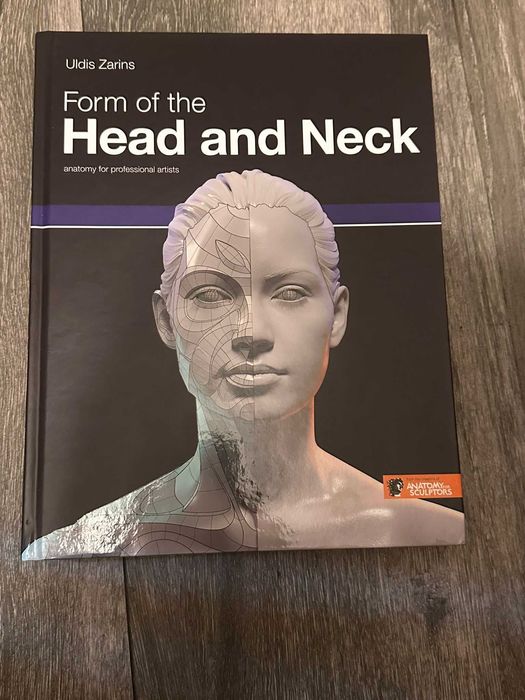 Form of the Head and Neck carte anatomie, anatomy for sculptors