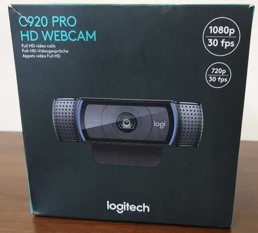 Camera Web Logitech C920 Pro HD Webcam FullHD 1080p Noua. Sigilata
