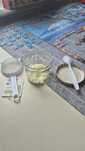 Kit strecuratoare, lingura si granule naturale chefir kefir iaurt