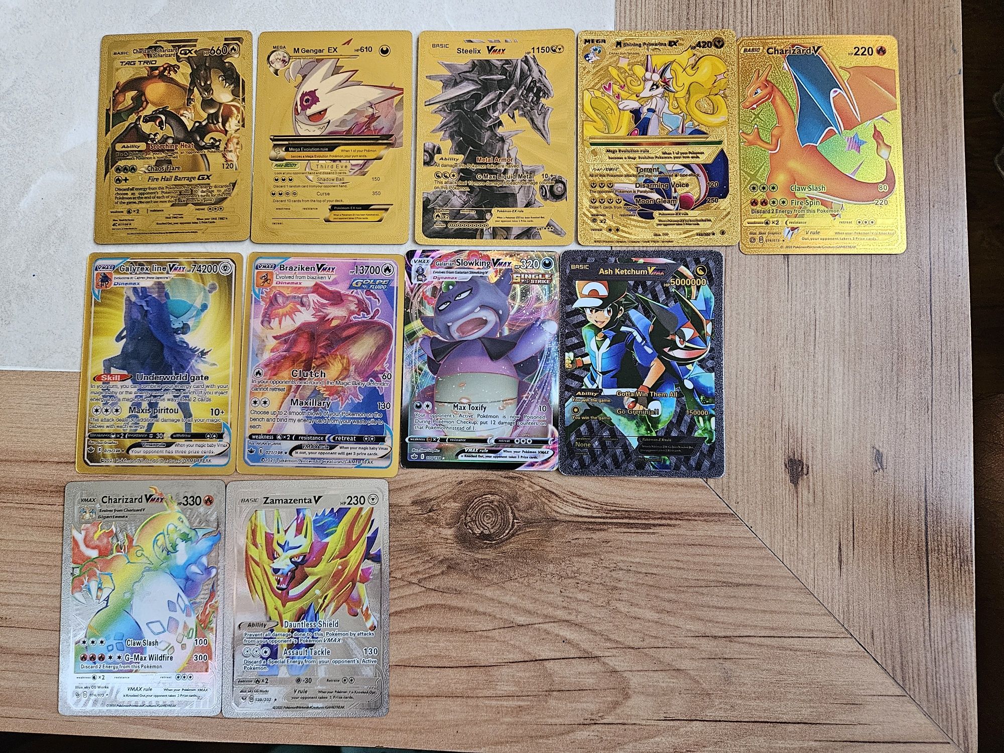 89 Pokémon карти + албум