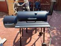 Gratar carbune BBQ smoker 2 in1