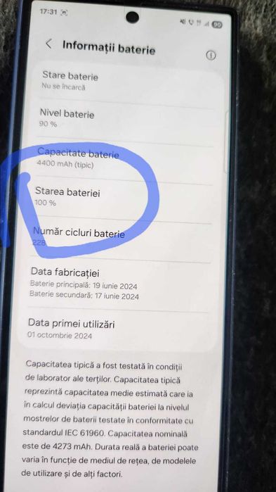 FOLD 6, Samsung  (capacitate 512 GB)  !!
