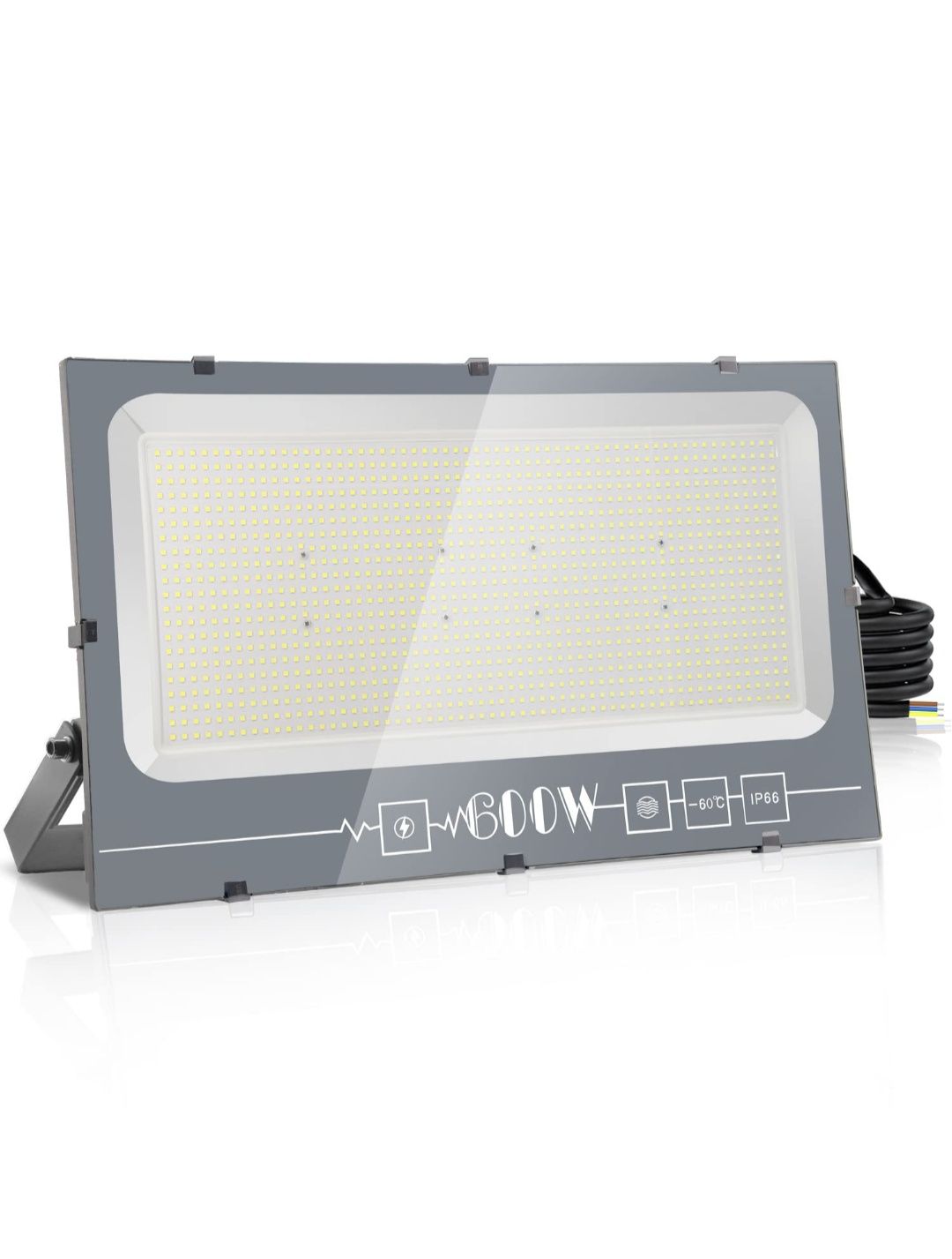 Proiector LED Exterior 600W – 60000LM, lumină rece, IP65