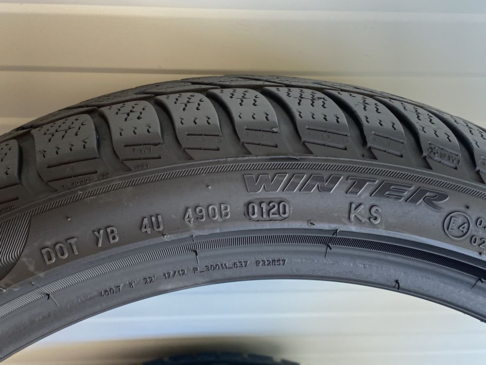 2 бр зимни гуми 225/40/18/Pirelli sottozero 3/dot0120/5.8мм грайпфер