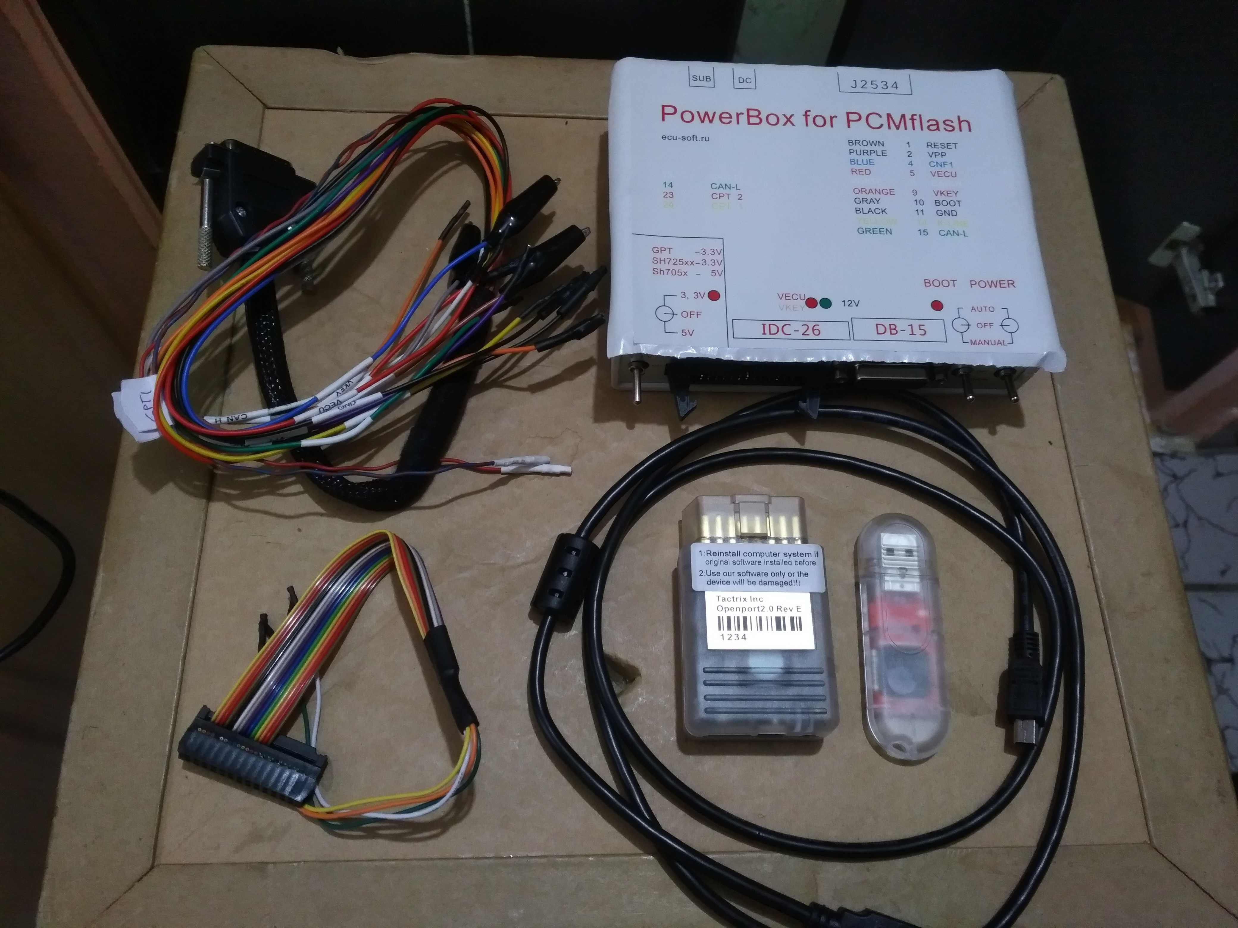 PcmTuner 1.2.5 PcmFlash 1.2.0 Tactrix Openport POWERBOX pe OBD si BOOT
