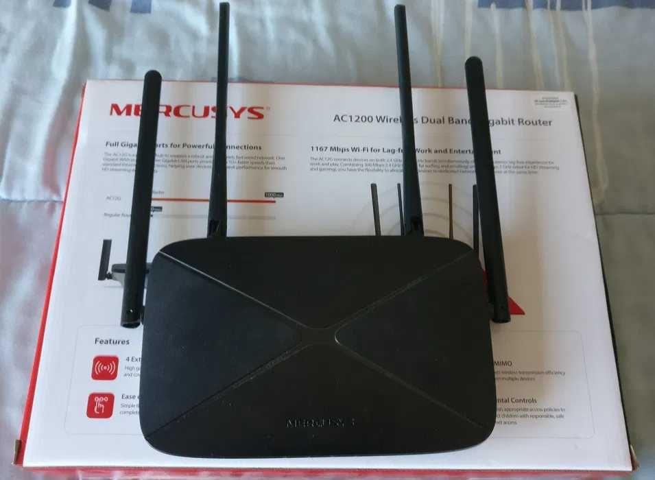 Router wireless Dual-Band Gigabit MERCUSYS (AC1200 AC12G)