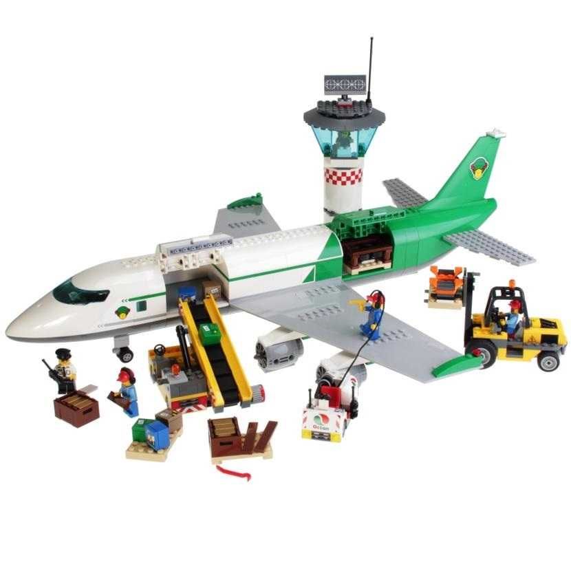 NOU TIP lego CITY Avion cargo Terminal de marfa 60022