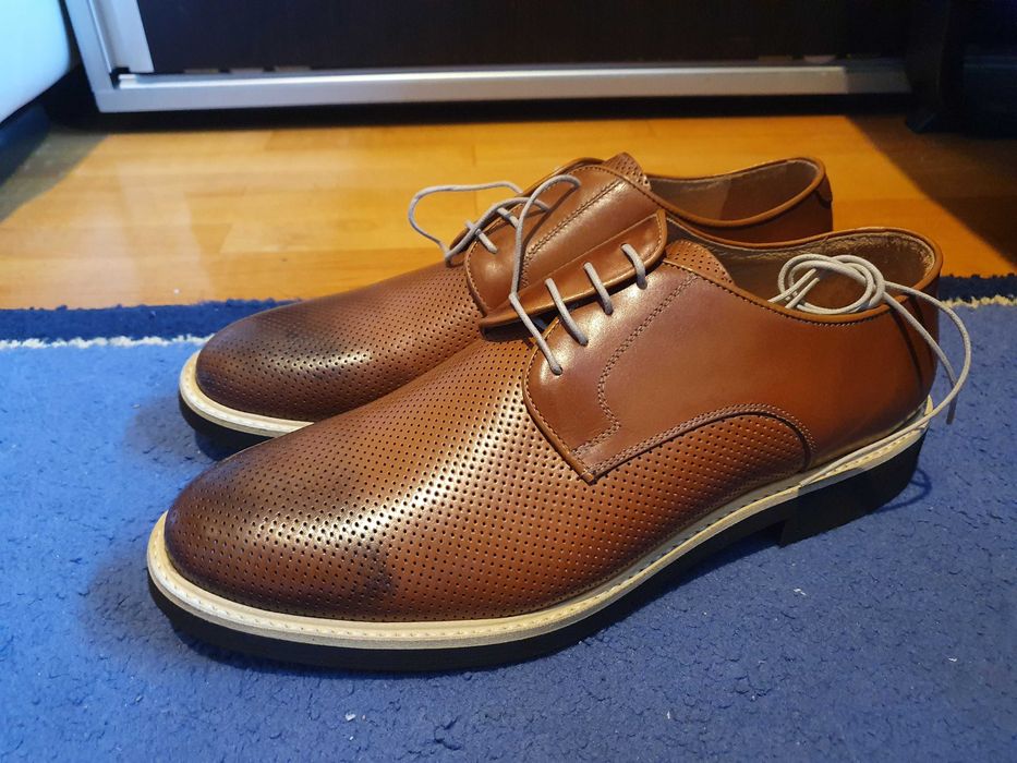 Pantofi barbati  din piele maro