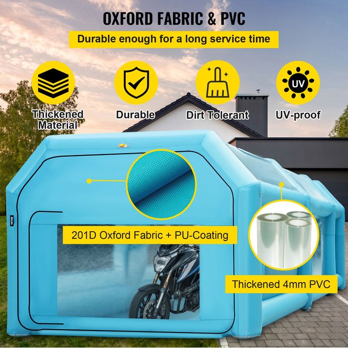 Cort Gonflabil Pictura Auto 610x305x250cm,2 Ventilatoare