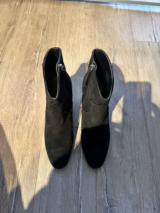 Боти Zara от естествен велур-номер 40
