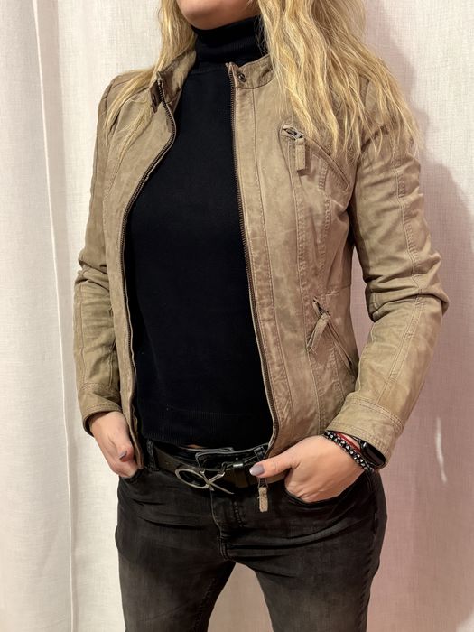 Яке Only естествена кожа