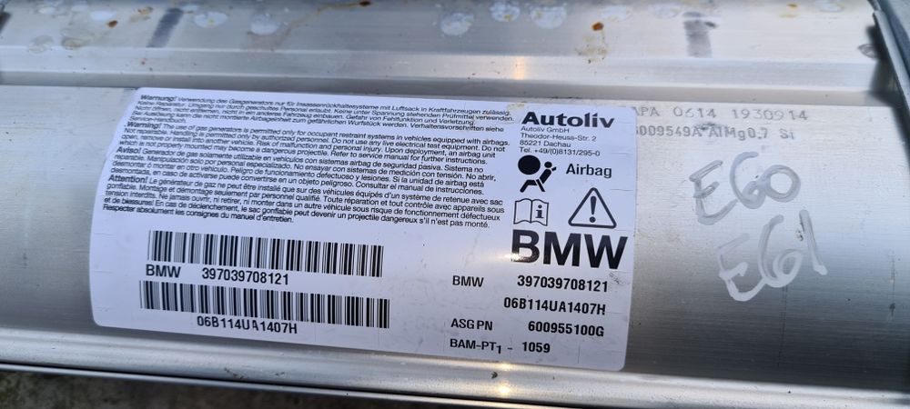 Airbag pasager,aeroterma,joystick BMW seria 5 e60