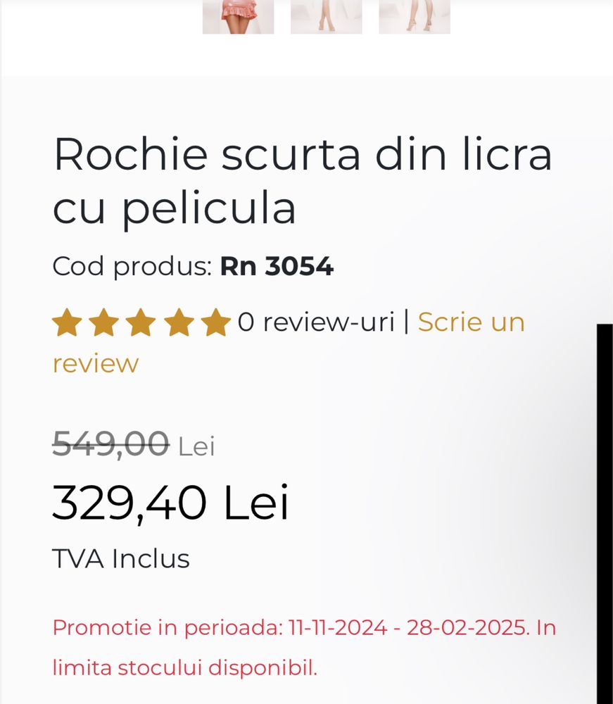 Rochie din lycra atmosphere