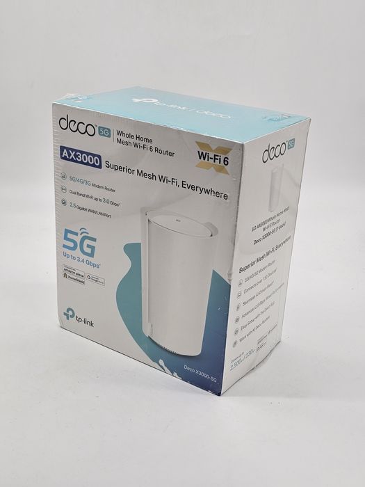 Router wireless TP-Link Wi-Fi DECO X50-5G AX3000 5G Alb

Cutie sigi