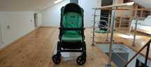 Carucior modular Peg Perego, Verde, 2 Jucarii Lamaze cadou
