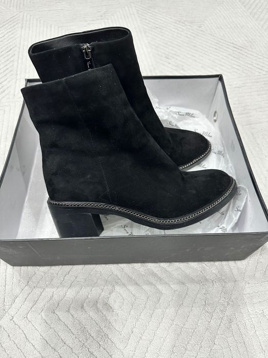 Сапоги замшевые натуральные