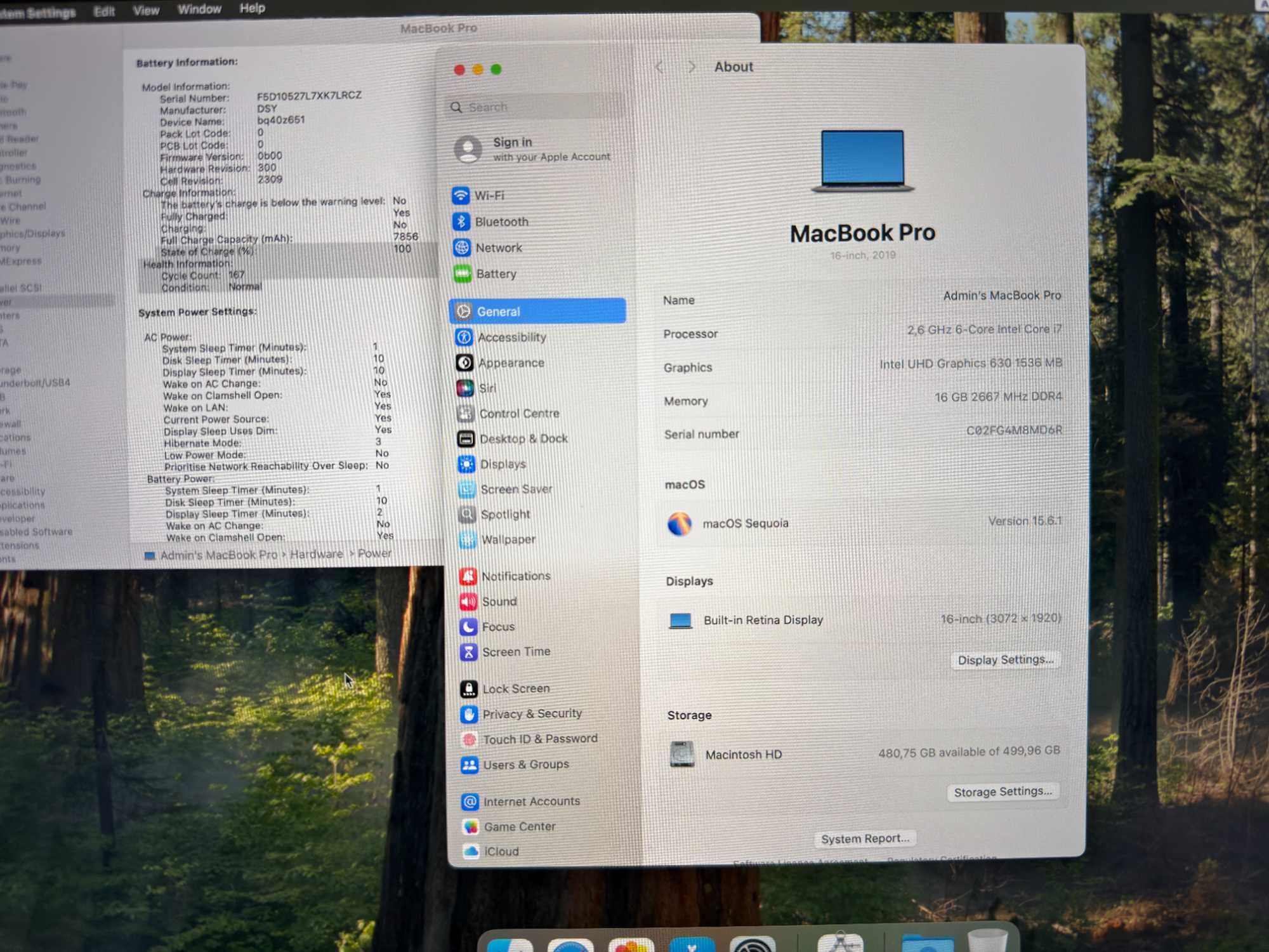 Продавам MacBook Pro 16" 2019 - i7 2.6GHz/16GB RAM /512GB SSD