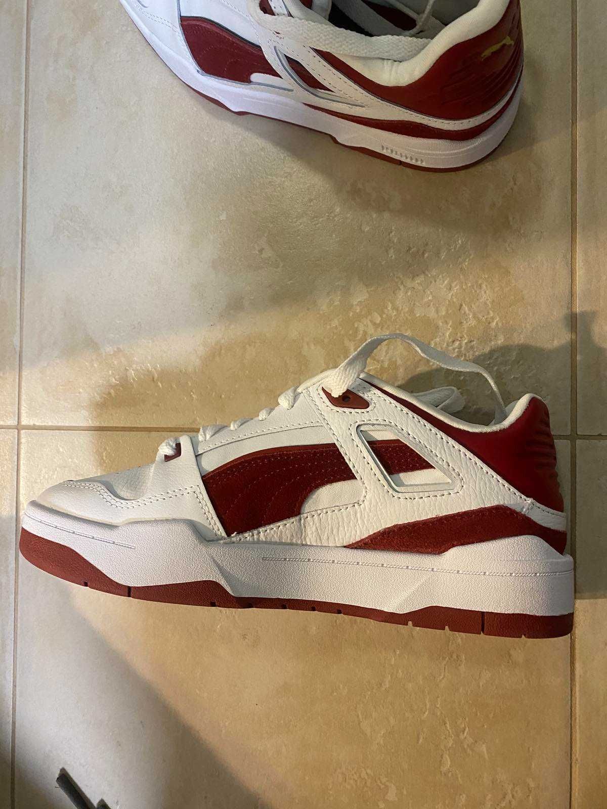 Спортни обувки PUMA Slipstream Suede White/Red, размер 38.5