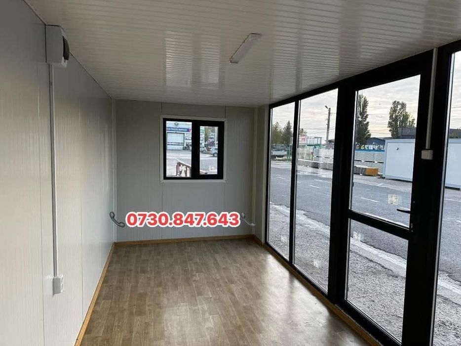 Container modular pentru cafenea/ birouri/ vestiar/ vitrina/ chiosc