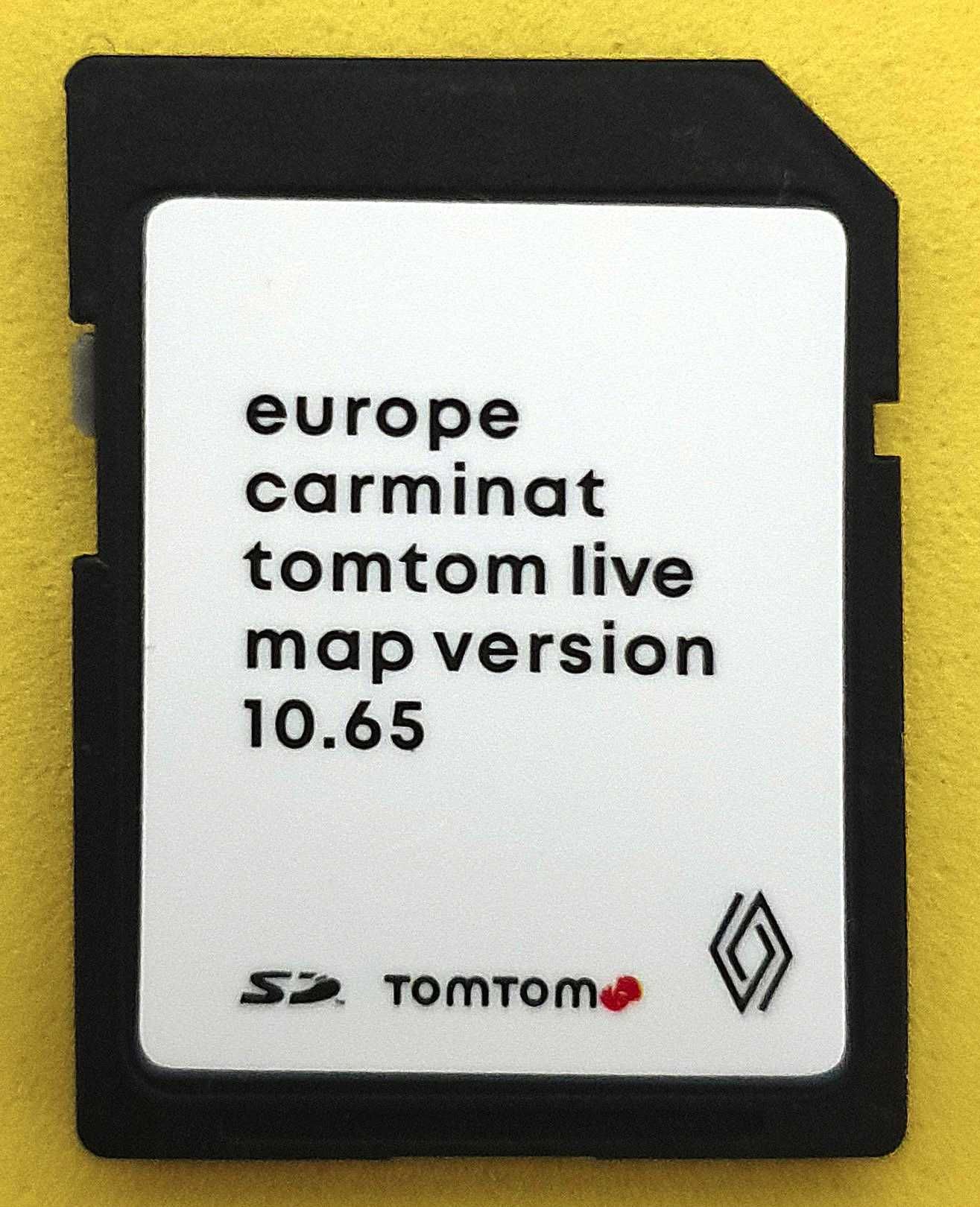 Card SD harti TomTom Carminat LIVE Renault Laguna Megane Romania 2023