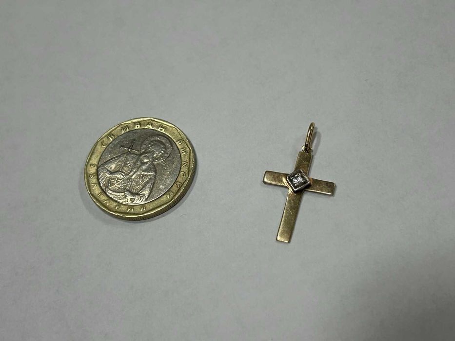 Златен кръст 14 К 585 / 0,90гр.