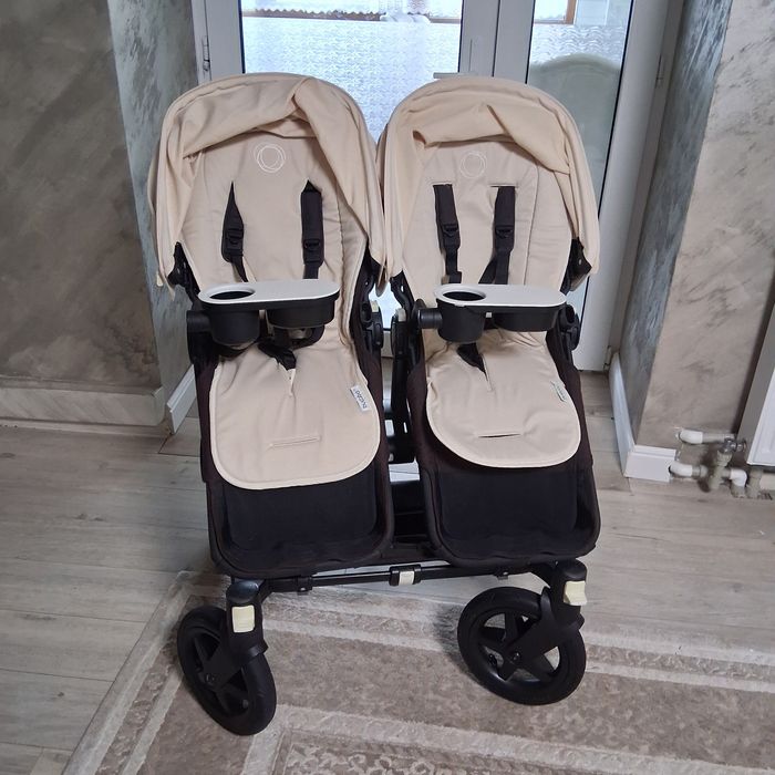 Carucior gemeni bugaboo donkey + scaune auto maxi cosi
