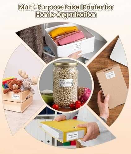 Нов Преносим стикер принтер Q02E с Bluetooth и хартия за телефон печат