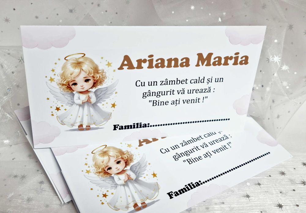 Invitatii nunta/botez/aniversari personalizate