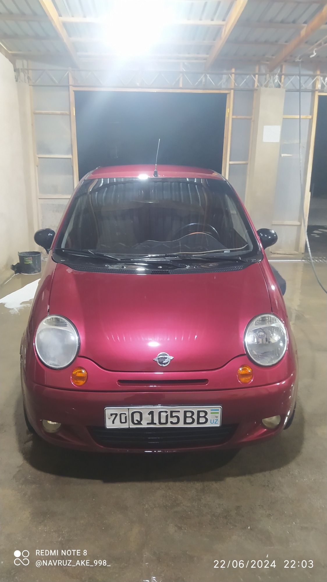 Matiz 2013 yil benzin gaz mashina minasiz haydaysiz yurib turgan