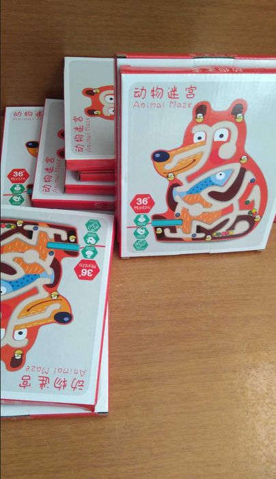 Дървени магнитни лабиринти 10 модела НОВО! / Дървени играчки