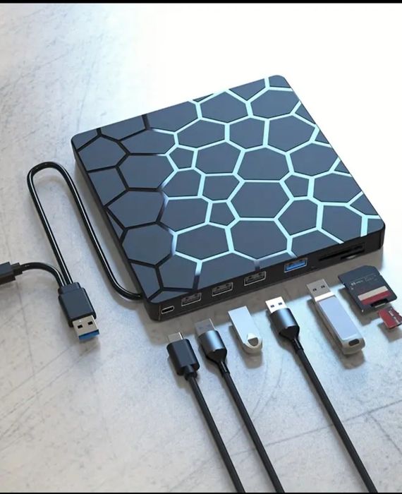 Vând Dvd portabil, 8 în 1,universal extern optical drive.