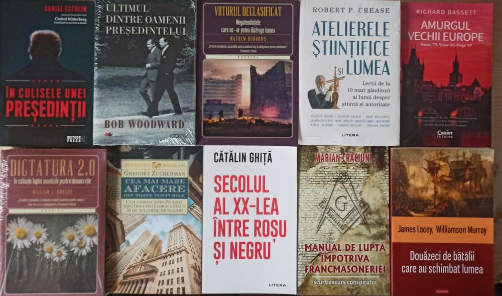 Carti despre politica, geopolitica, istorie