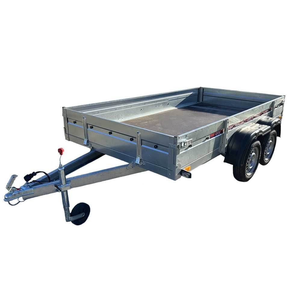 Remorca auto 750 kg Produs in Romania ,RAR cadou,2 AXE